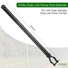 Hicarer 9 Pcs 1-3/8" Chain Link Fence Post Extender 25