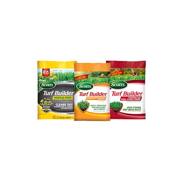 Scotts Lawn Care Plan for Large Yards (Small), 3-Part