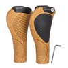 GORIX Bike Ergo Grips Cork Bar End Lock On Handlebar