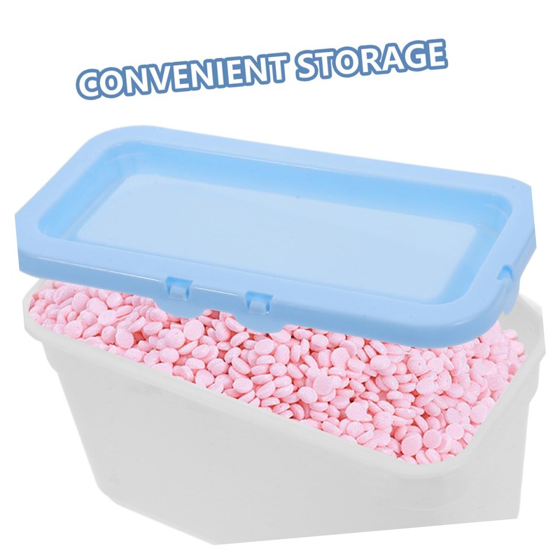 SAFIGLE Laundry Powder Storage Box with Lid Capacity Laundry Organizer