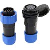 ZBLZGP SD20 Waterproof Plug IP68 LED Power Cable Male Female