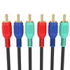 Cmple Video/Audio 3 RCA Bundled Cables for Component Video, 6