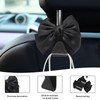 NYTKL 2 PCS Car Back Seat Headrest Hooks, Cute Bow