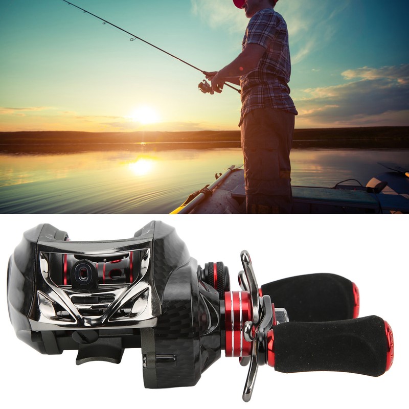 Baitcasting Reels Metal 18+1BB 6.3:1 Gear Ratio High Speed Fishing