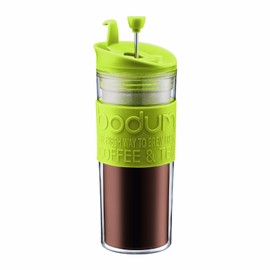 Bodum Travel Press 15-Ounce French Press Coffeemaker, Green
