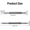 2Pcs Spring Center Punch Hammerless Dual Head Nail Setter Spring