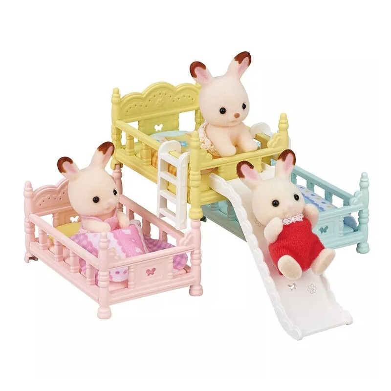 Calico Critters Sylvanian Families Calico Critters Triple Baby Bunk Beds
