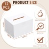 12 Pack Raffle Box Ballot Box Large White Suggestions Boxes
