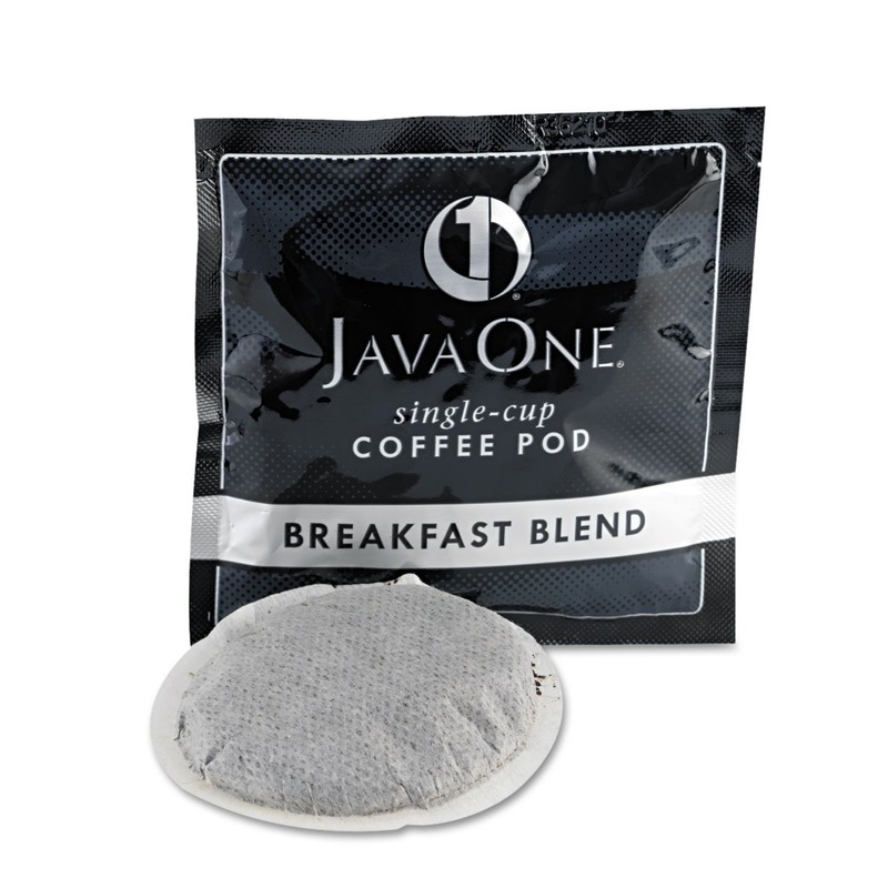 Java Trading Co. 30220 Coffee Pods, Breakfast Blend, Single Cup,
