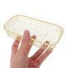 Alipis Small Metal Wire Basket for Organizing Decorative Storage for
