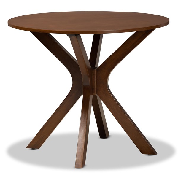 HomeStock Antique Accents Modern and Contemporary Round Dining Table, Wood