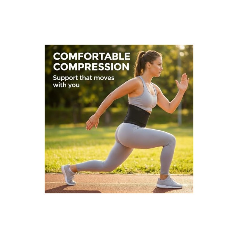 Soporte lumbar extra transpirable y ajustable para mujeres y hombres,