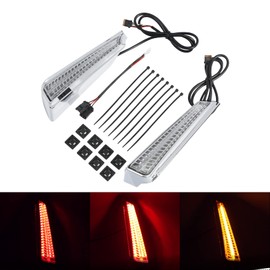 TCT-MOTORPARTS Rear Saddlebag LED Filler Panel Lights Fits for Honda Gold Wing GL1800 2018-2025