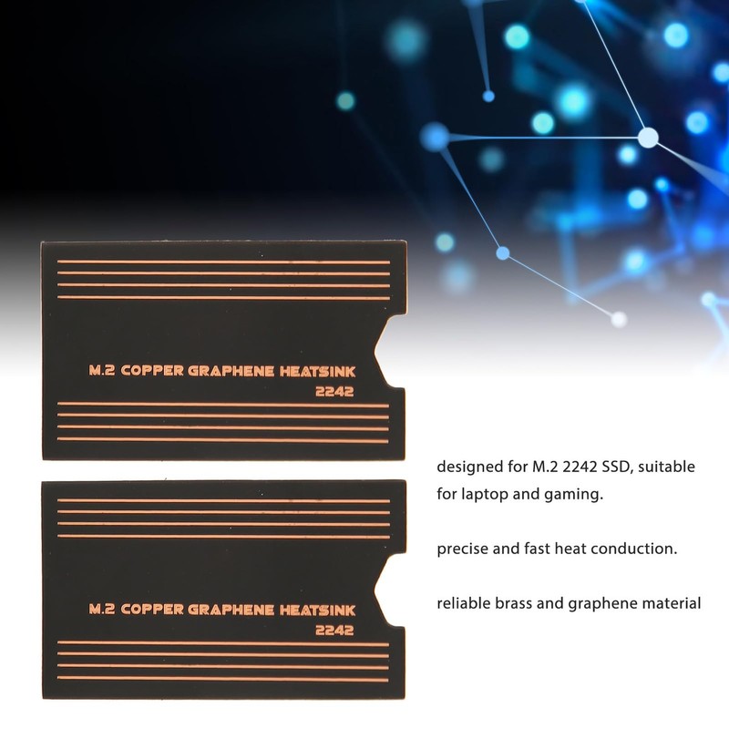 M.2 Heatsink Copper for 2280 NVMe SSD Laptop with Nano