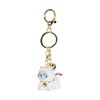 BAIMAO Keychain, Cute Siamese cat Doll Wristlet Accessories Kawaii Monster