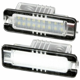 MR-Style LED Number Plate Light Compatible with Golf 4 Golf 5 Golf 6 Golf 7 Lupo Bora with CAN-BUS Resistor