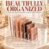 2-Pack 7-Slot Cosmetic Organizers for Makeup Storage – Clear Plastic