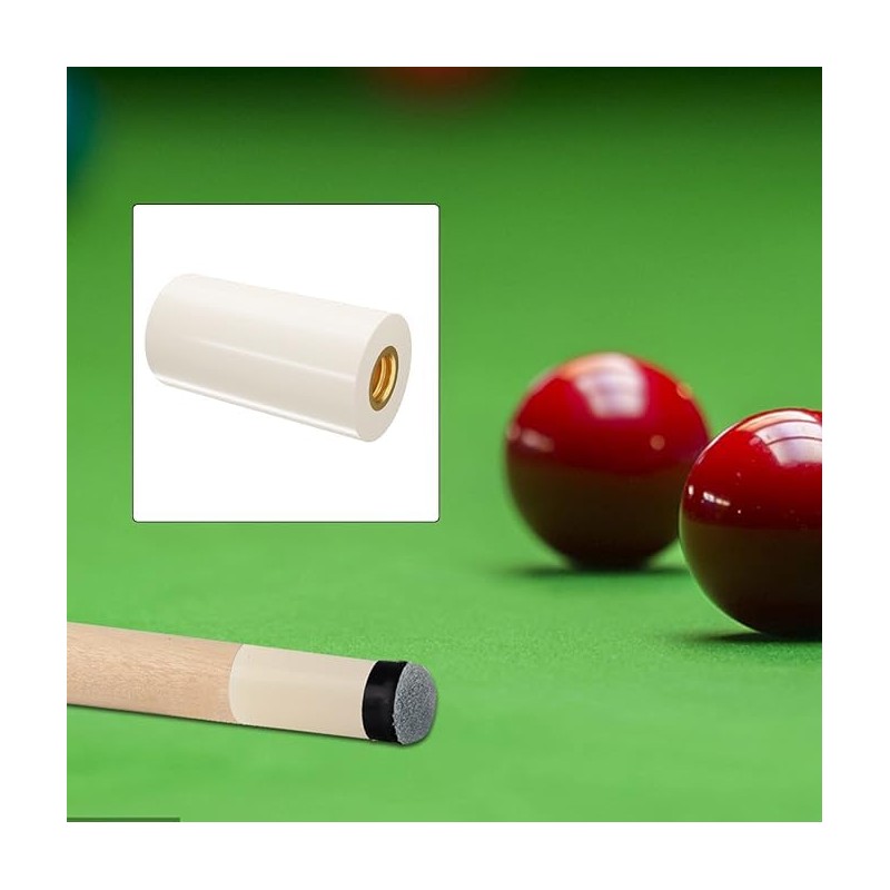 Pool Cue Tips Screw-in Billiard Cue Tips, 20Pcs Hard Billiard