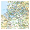 A to Z Roads Wall Map - Laminated Large Wall