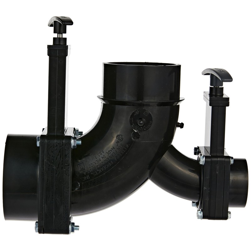 Valterra T81 Ell Double Rotating Valve, 3" Hub x 1-1/2"