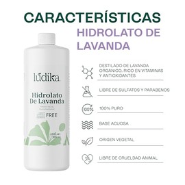 Hidrolato de Lavanda 500 ml | Tónico Facial Calmante pH Balanceado | Bruma Refrescante | Post-Solar y Post-Afeitado | Aromaterapia Relajante