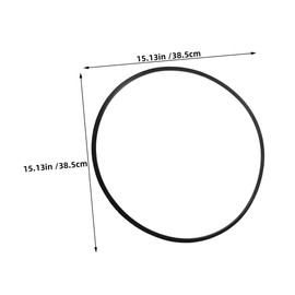 BIUDECO 2pcs Floor Protection Ring for Salon Chair Durable Rubber Gasket for Barber Chair Hydraulic Base Fit Easy to Clean Noise Reducing Design Sturdy Performance