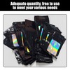200 Pieces Black Ziplock Bags, Multifunctional Ziplock Bags, Mini Ziplock