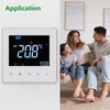 Wengart 24V Digital Thermostat WG538,Indoor Thermostatic Control,Weekly Programming,Colorful Display Suitable