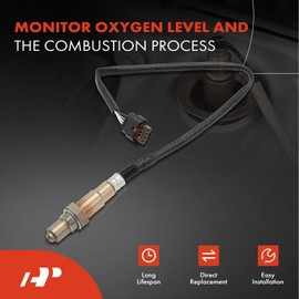 A-Premium O2 Oxygen Sensor Compatible with Ford Mustang 2018 2019 2020 2021 2022, 5.0L, Downstream Left and Right, 2-PC Set