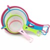 4Pcs Plastic Mesh Strainer Colander Set, Food Soy Milk Flour