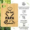 Father Gift For Dad Gift Father's Day Engraved Bamboo Chopping