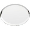 Plymor 2" Round, 3mm Thick Beveled Glass Mirror Circle, Pack