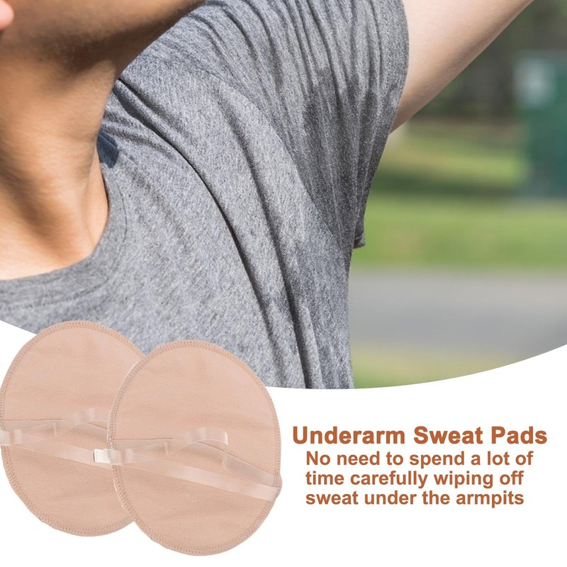 Sweating Pads For Armpit,1 Pair Odor Absorbing Sweat Guards For
