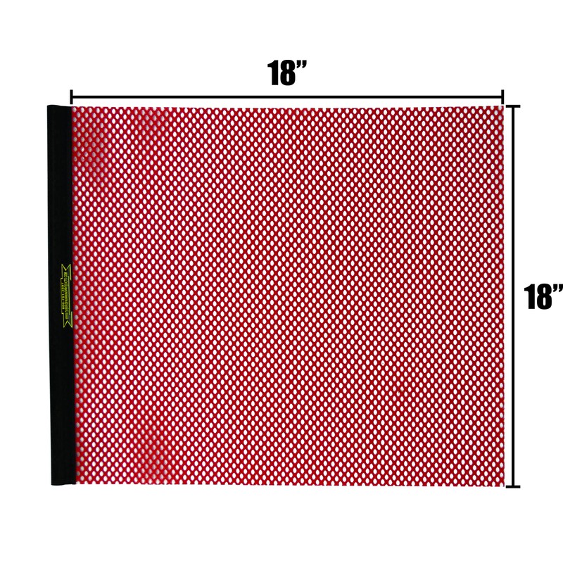 Oversize Warning Products - Quickmount Replacement Flag Red 18” x