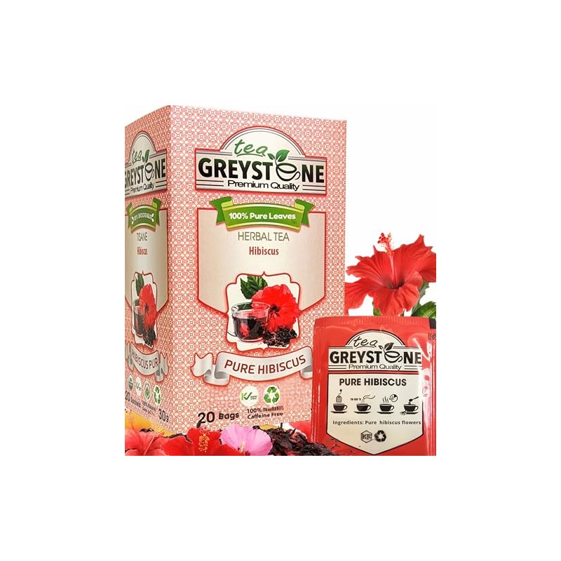 Pure Hibiscus Flower Tea - 120 Tea bags - (case