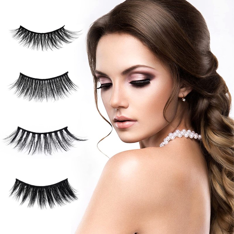 Mlen Diary False Eyelashes 20 Pairs Faux Mink Eye Lashes