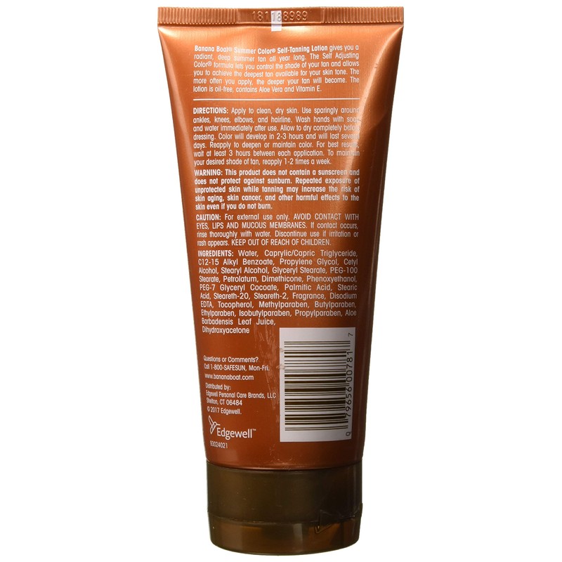 Banana Boat Summer Color Self Tanning Lotion, 6oz | Self