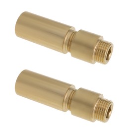 LT Easiyl 4Pcs Tap Extension G1/2 1/2 Inch 20mm and 50mm Brass Extension Fitting Female x Male Brass Pipe Thread Extension for Drinking Water and Heating