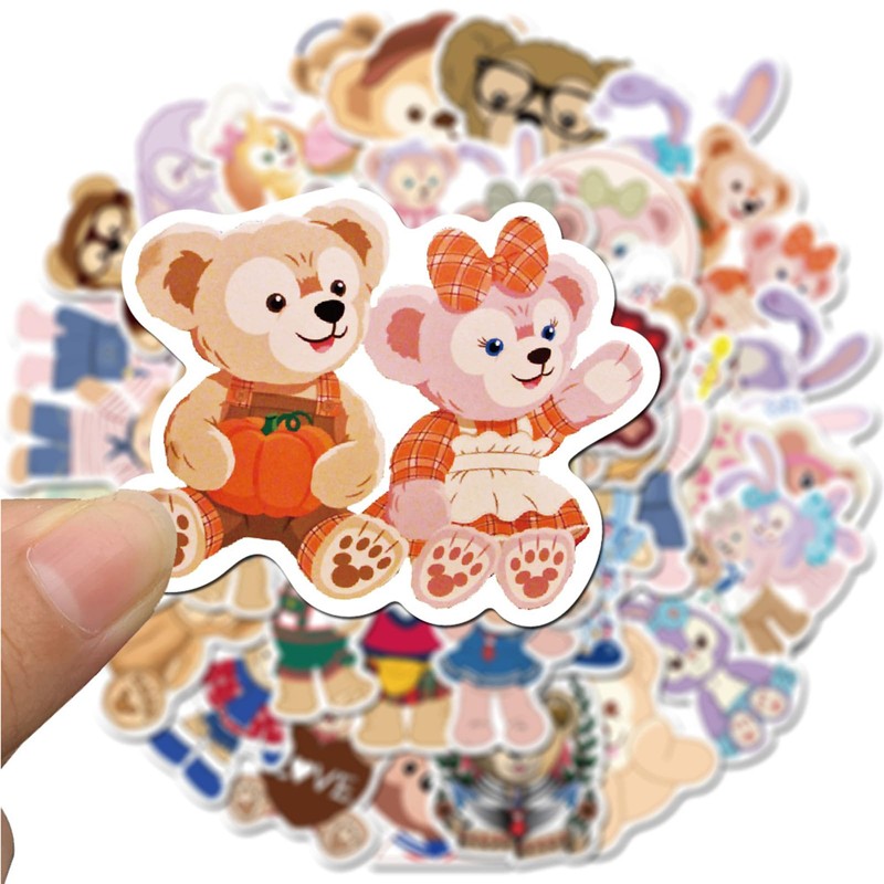 EWEISHEIT 40 PCS Little Bear Stickers, Vinyl Waterproof Stickers for
