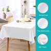 Blissource White Table Cloth Rectangle Tablecloth 60x102 Inch 6 Pack,Polyester