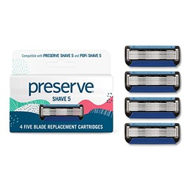 Preserve Shave 5 Replacement Blades - 4 CT- 6 packs