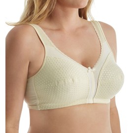 Carnival womens Full Figure Camisole Strap Cotton Lined Soft Cup Wire Free Bra,Champagne,36C