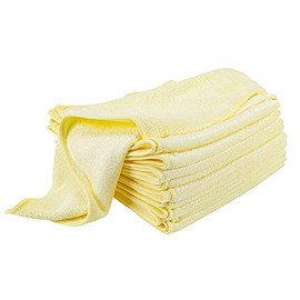Aqua Clean Sensation Light Microfibre Cloth 10 Pieces Yellow