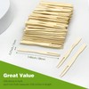 200-Pack Mini Wooden Fruit Forks – 3.46" Eco-Friendly Appetizers &