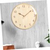 FUNOMOCYA Boho Wall Clock Solid Wood Wall Decor Home Decor
