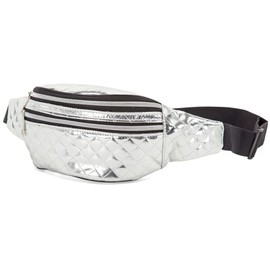 Padded Patent Leather Belt Bag 36x9x9 Surt, Multicoloured, Modern
