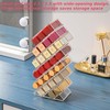 AstraLoom Lipstick Organizer, 28 Slots Acrylic Lipstick Holder, Stackable Lip