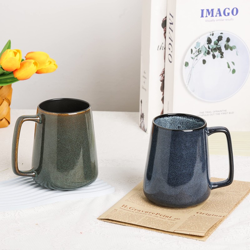 Large Ceramic Coffee Cups, 24 oz / 700 ml Extra