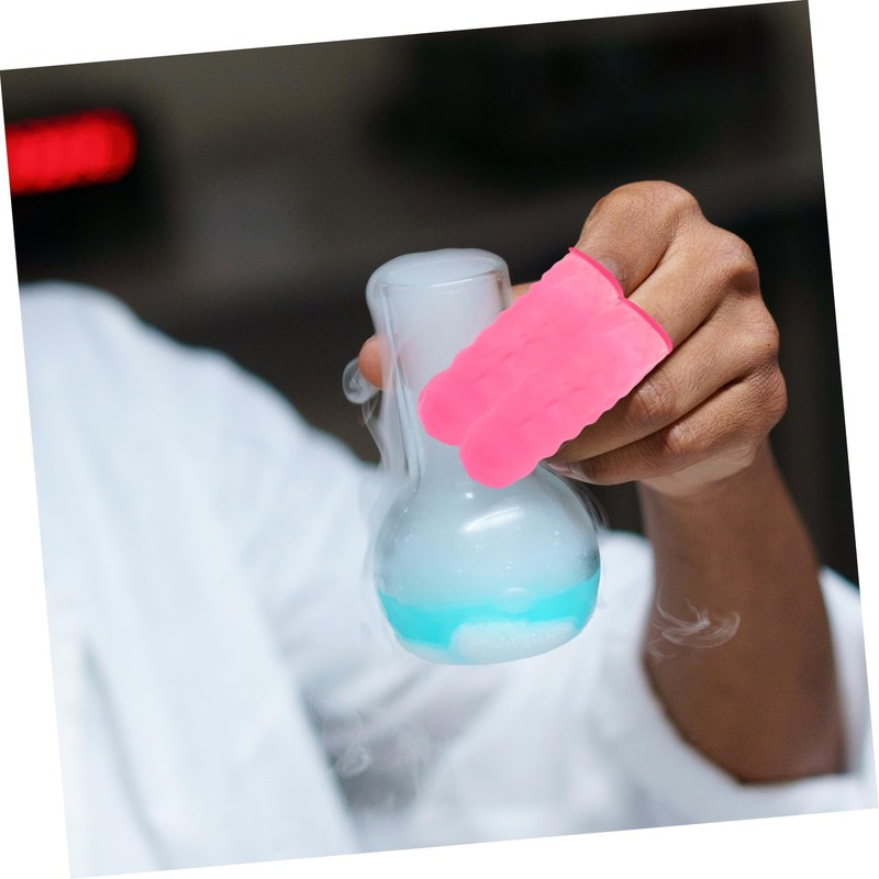 Operitacx 100pcs Finger Sleeves Latex Finger Protectors for Joint Support