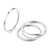Bestyle Stackable Rings Set for Women , Polisded Stainless Steel